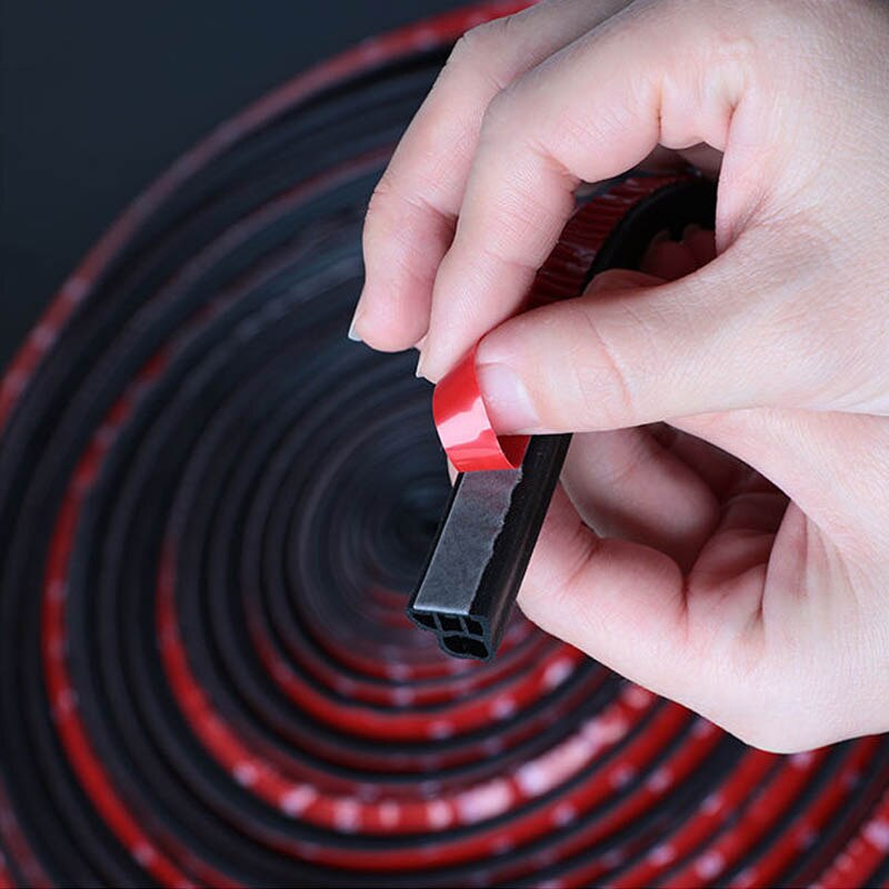 2M Car Roof Protector Seal Noise Insulation Car Door Weatherstrip Front Rear Windshield Edge Sealing Strip Sticker Accessory