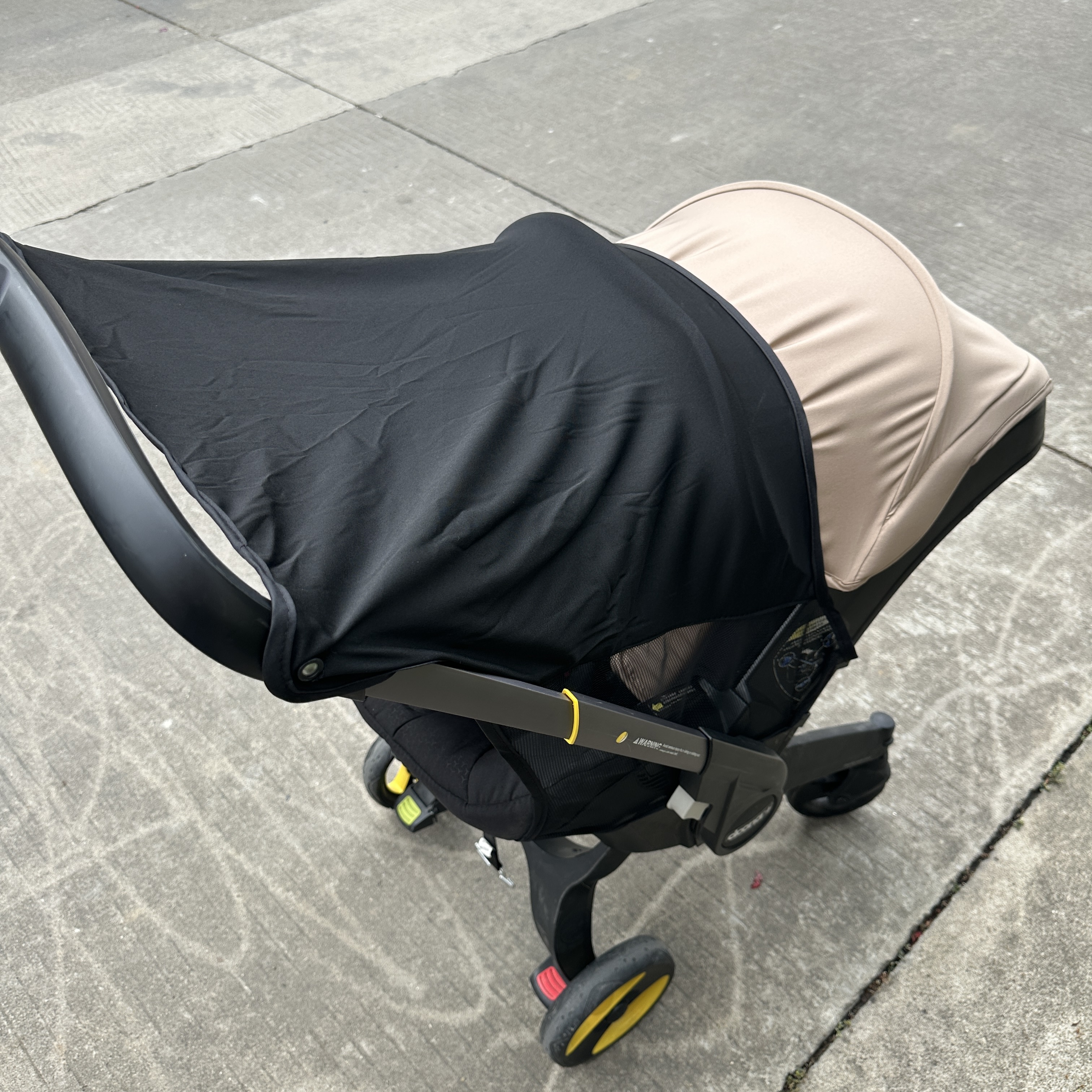Zonnescherm voor Doona kinderwagen, kinderwagenaccessoires, zonnescherm met volledige dekking, UV-bescherming voor baby's voor de zomer, buitenshuis