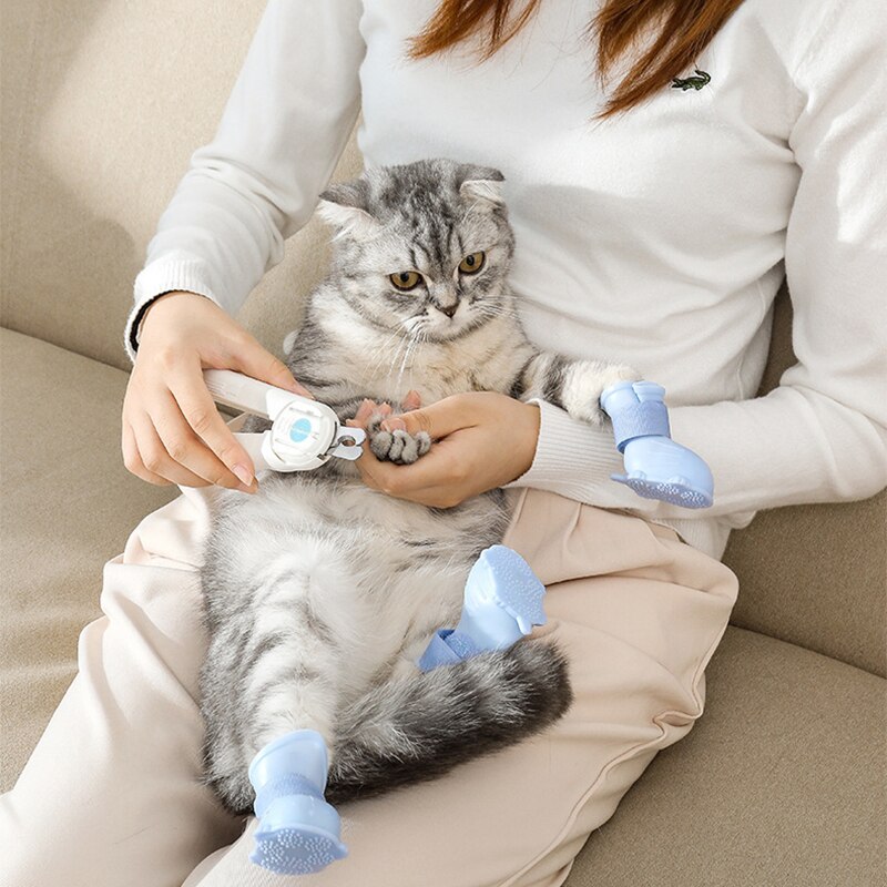 Puppy Schoenen Hond Regen Laarzen Waterdicht Antislip Comfortabele Regen Schoenen Leuke Outdoor Zachte Siliconen Schoenen Voet Set chihuahua