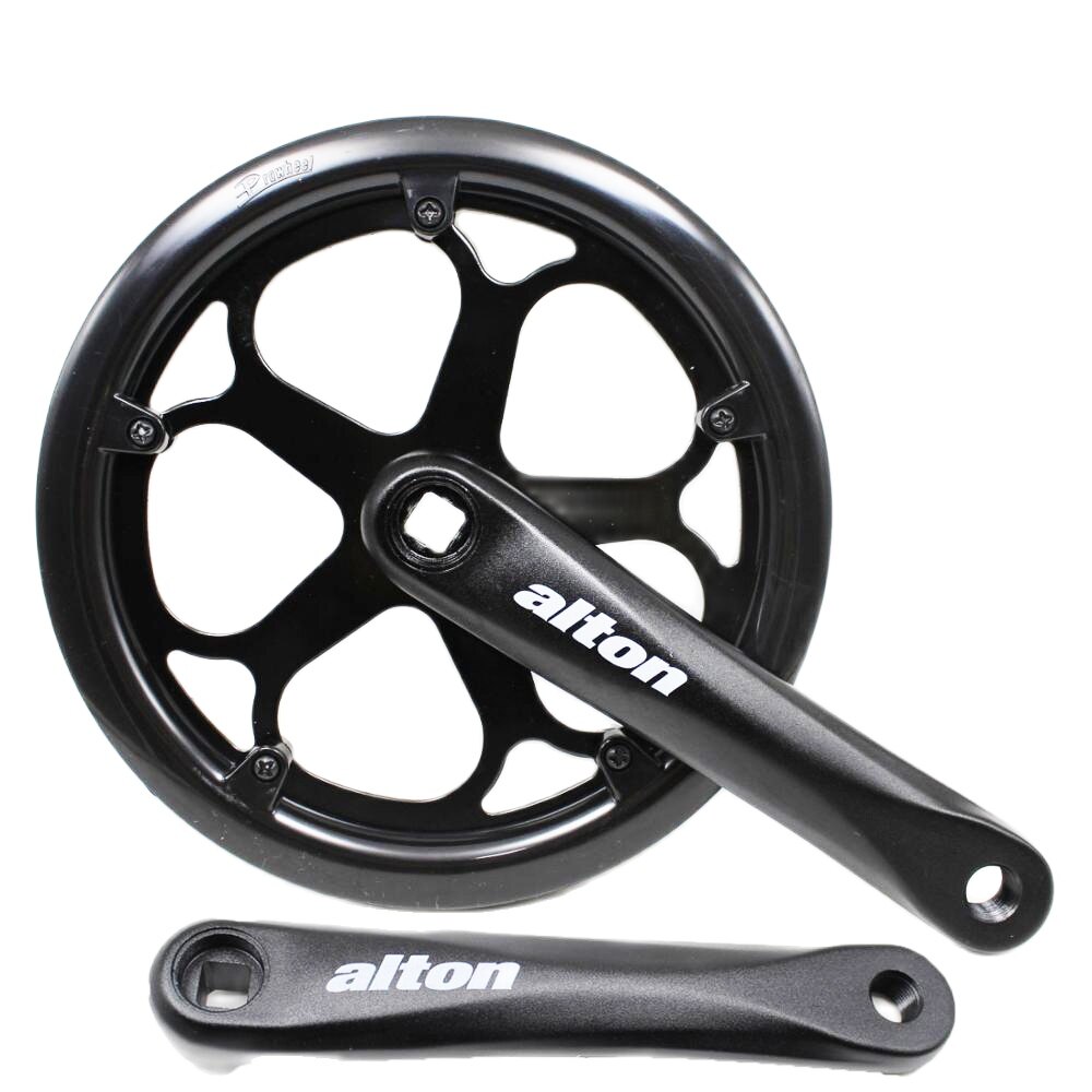 Racefiets crankstel 48t 170mm opvouwbare fiets crankstel single speed kettingblad fiets kettingblad tandwiel fietsaccessoires: Default Title