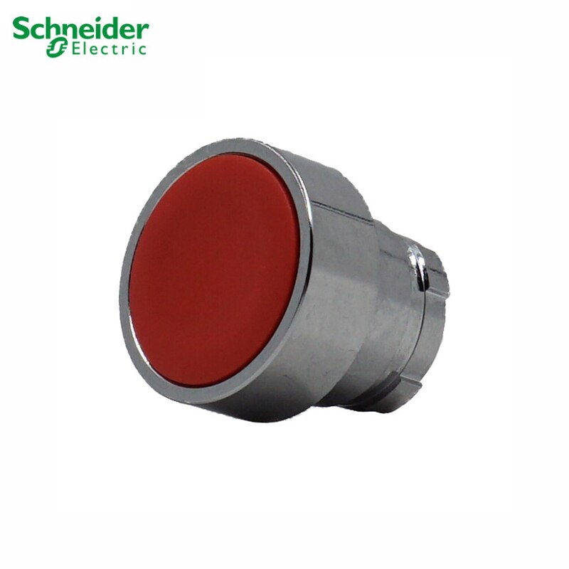 Schneider Electric ZB2BA3C Push Button head ZB2-BA4C 1C 2C 5C Red Green flat head button XB2B series metal flat head button head: Red