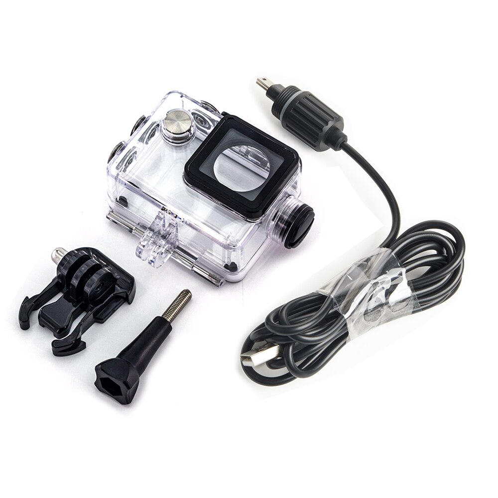 Voor SJCAM SJ4000 Sj7000 sj9000 Camera Accessoires Waterdichte Case Charger shell USB Kabel C30 H9 A8 C4 Voor Motocycle Clownfish