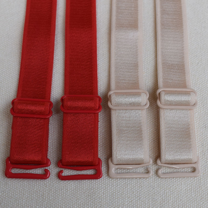Correas de sujetador de hombro de repuesto, 15mm, 18mm de ancho, elástico, ajustable, extraíble, multicolor, accesorios de correa para sujetador de mujer, lencería