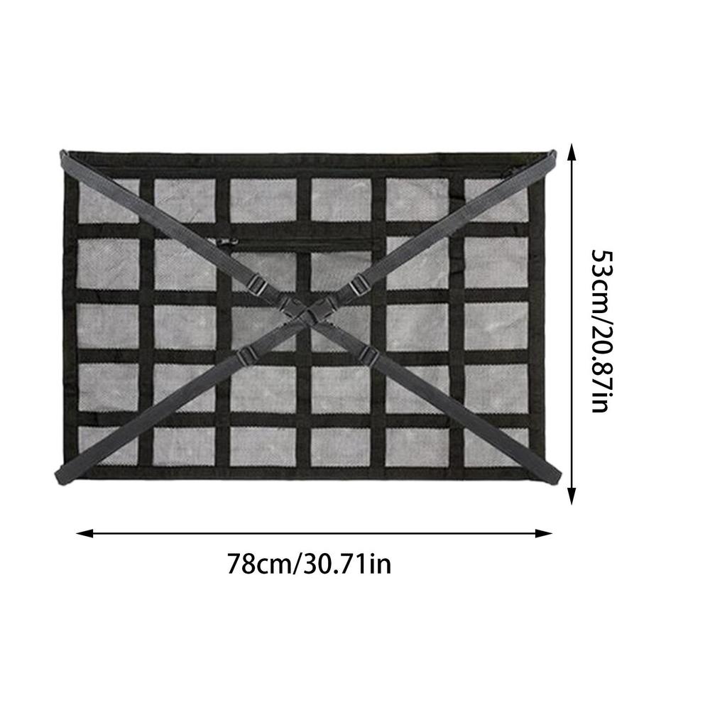 Auto Plafond Net Opbergtas Cargo Opbergnet Voor Auto Ruimtebesparend Kofferbak Opbergvak Organizer Diversen Tas Dak Cargo: Watermelon Red