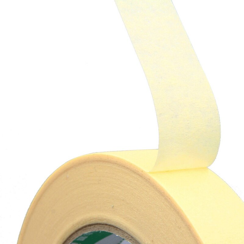 Car Sticker Yellow Masking Tape Adhesive Automotive Refinish Masking DIY Painting Paper Painter Decor Craft General Purpose