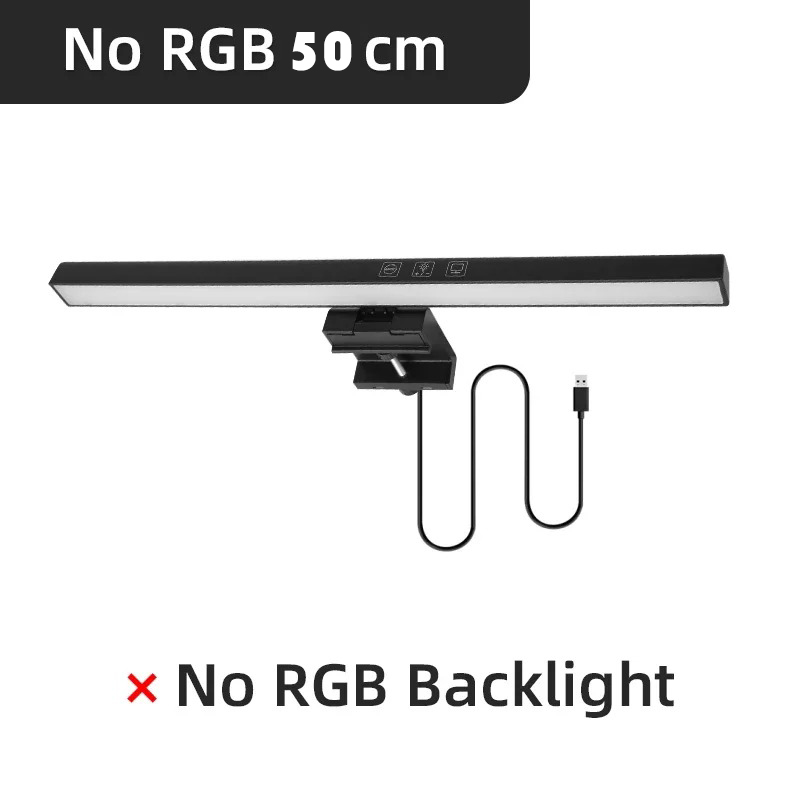 Gebogene Monitor-lichtleiste mit rgb-hintergrundbeleuchtung, augenschonende berühren-atmosphärenbeleuchtung für computerbildschirme zur dekoration von Spielen-räumen: Braun