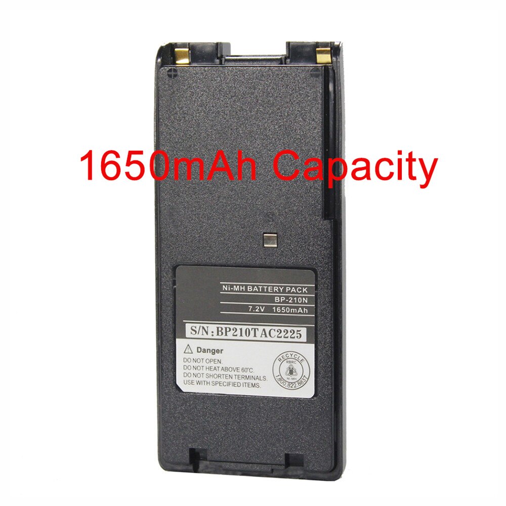 BP210 BP-210N BP-209 1800mAh NI-MH akku für ICOM IC-V8 IC-V82 IC-A24 IC-A6 IC-F3G IC-F30 IC-F40 IC-F11 IC-F22 IC-F4G Radio: 1650mAh Kapazität