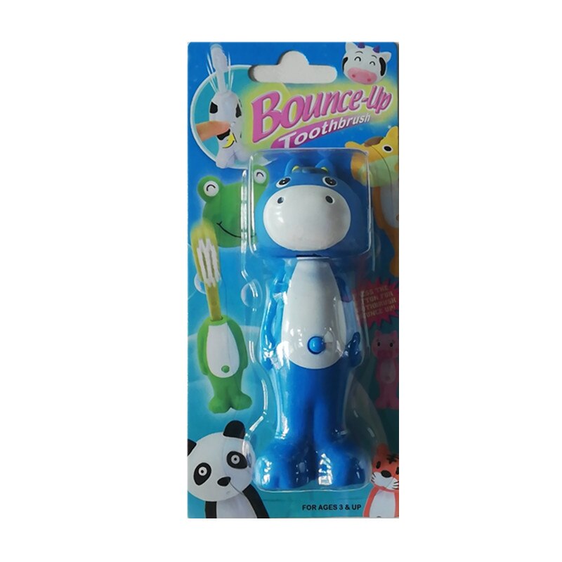 Spazzolini da denti retrattili per bambini spazzolini da denti a setole morbide a forma di animale per bambini spazzolino da denti per igiene orale dentale: 1pezzi Donkey