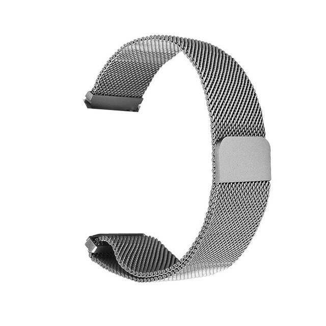 SmartWatch P68 P70 Cinta Originais Novos Acessórios de Silicone Cor Tiras de Aço Relógio Inteligente Relógio de Pulso Bandas mulheres: Milan Steel Silver