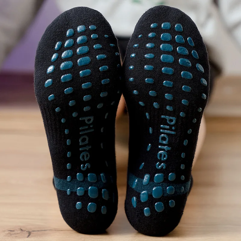 Yoga Socken Männer Frauen Professionelle Silikon nicht-Unterhose Pilates Socken Große Größe drinnen Boden Fitnessstudio Fitness Baumwolle Tanz Sport socken