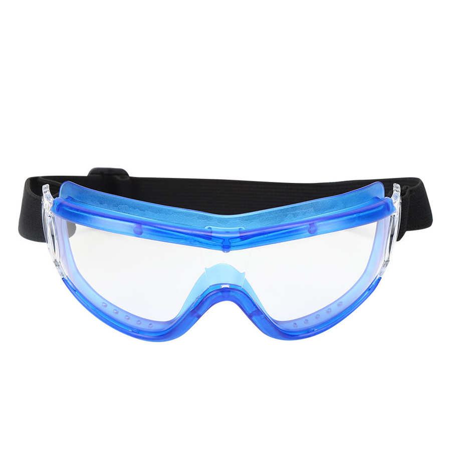 Gafas de seguridad para niños, lentes protectoras transparentes antivaho para exteriores, ciclismo, escalada, senderismo, a prueba de viento: Azul