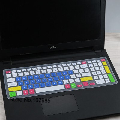 15 inch laptop toetsenbord beschermhoes voor dell inspiron 15 5000 5568 15cr 15cr-4528b vostro 15-3559 ins 15 5565 5567 7567: Snoepblauw
