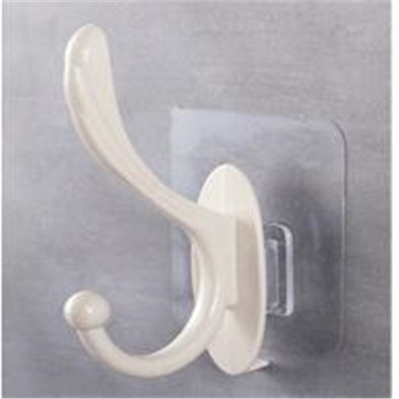 Punch-free Hanging Clothes Coat Hook Single Hook Wall Hanging Wall Closet Shoe Cabinet Bathroom Hook Space Saving Racks: 5