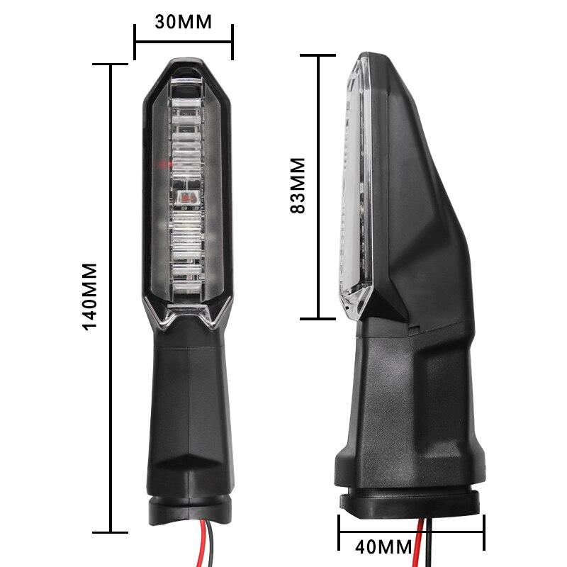 Para KAWASAKI Z650 Z900 Z1000 Z800 Z1000SX Ninja 400 Ninja 650 VERSYS X300 frontal/trasero luz direccional intermitente lámpara indicadora