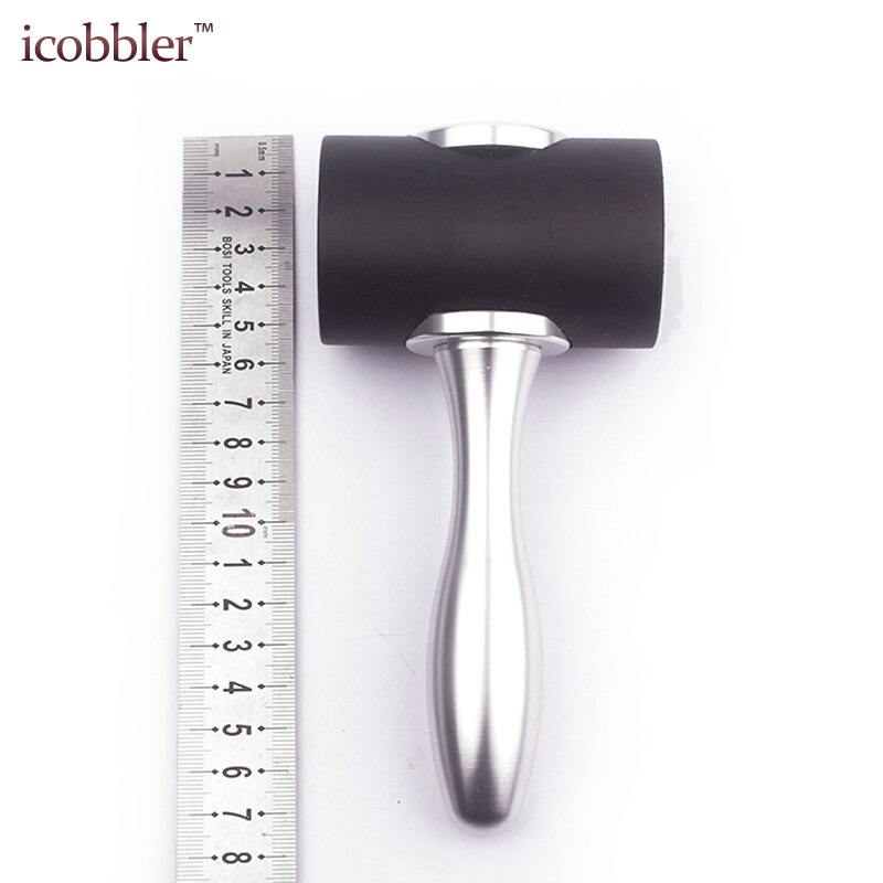 Leather Craft Carving Hammer,Heavy Handle Hammer Small Noise,Convenient Leather Making Tool Hammers for Leather Craft Nylon Beat