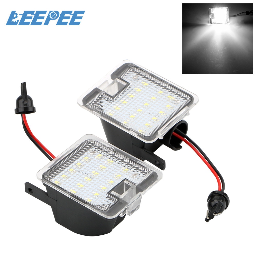 1 par bildør velkomstlys led under sidespejl pyt lys til ford focus 3 kuga 2 s- max  wa6 2 mondeo 4 5 grand c-max 2