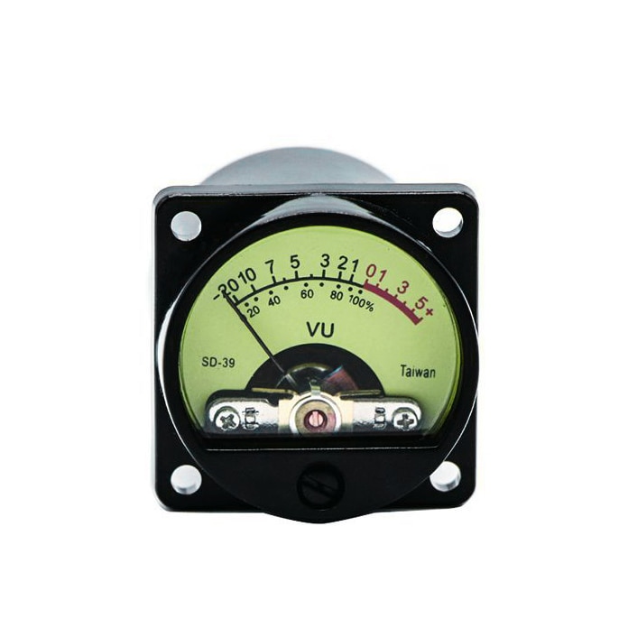 SD39 Taiwan 500UV Vu Meter Met Warm Backlight Panel Vu Meter Voor Pre-Versterker