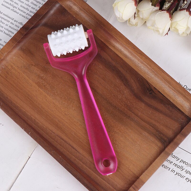 4 Colors Finger Roller Massager Roller Face-lift Massager Face Shaper Relaxation Mini Finger Massager Bueaty Body Slimmer Tool: Red