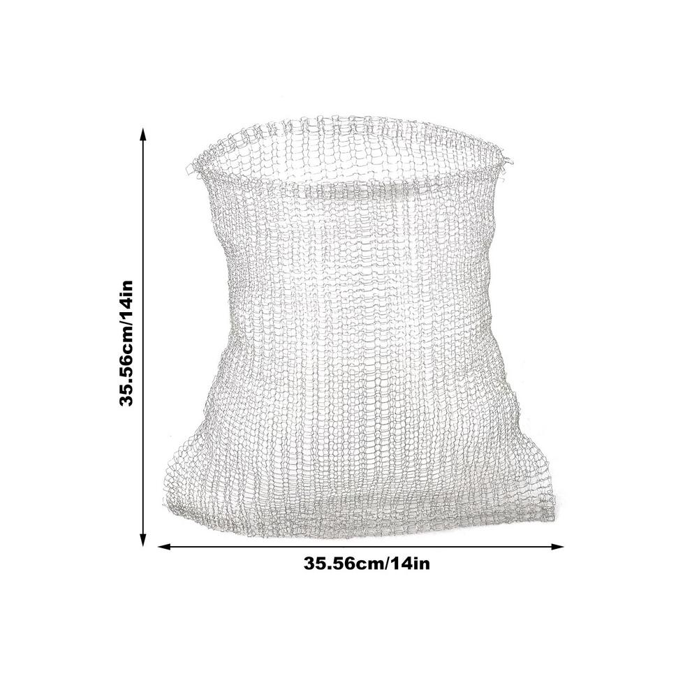 2Pcs Gopher Draad Mand Vole Metal Plant Netje Voor Wortel Bescherming Mesh Thee-ei Metalen Tas Filter