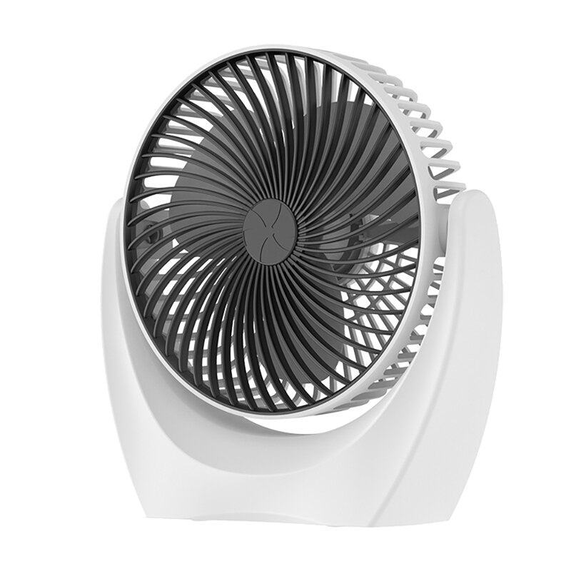 Desktop Fan Usb Oplaadbare Mini Ventilator 2 Speed Verstelbare Fan Draagbare Ventilator Handheld Fans Voor Home Office: Black