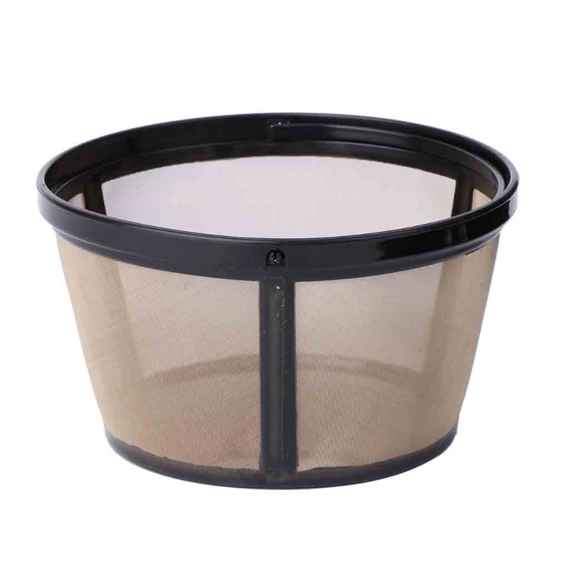 Gjenbrukbar 10-12 kopp kaffefilter i kurvstil fast metallnettverktøy bpa gratis  Nei28