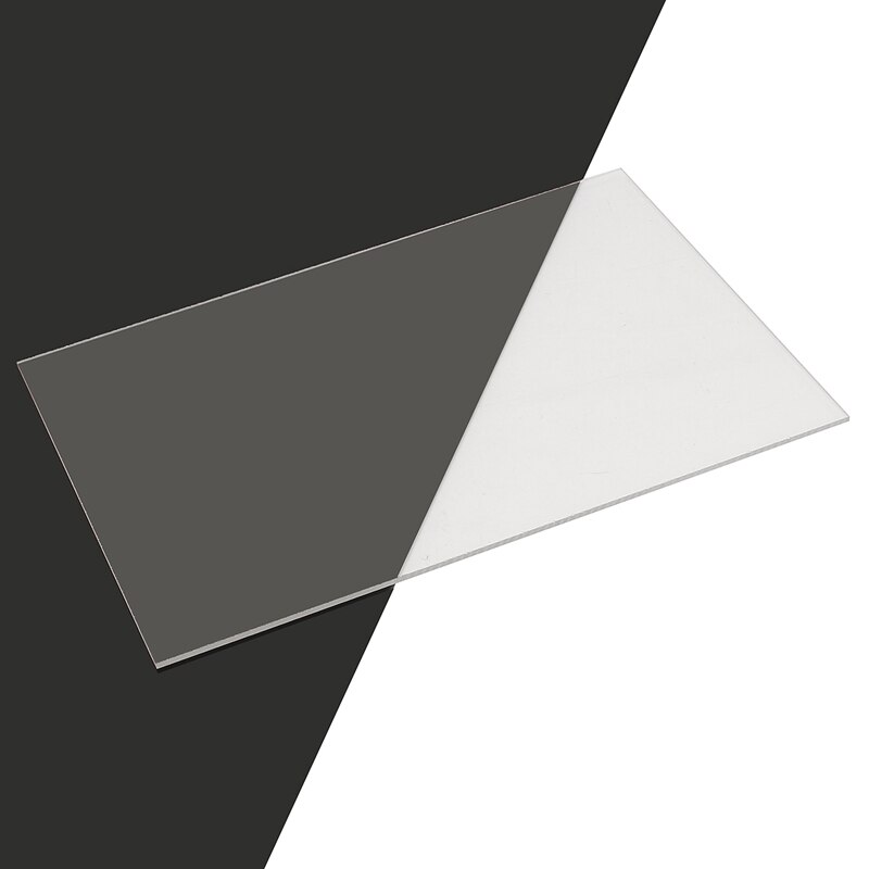 A4 210x297x3mm Transparant Acryl (PMMA) plexiglas Getinte Lakens/plexiglas plaat/acryl plaat zwart/wit/rood/groen/orange: Transparent