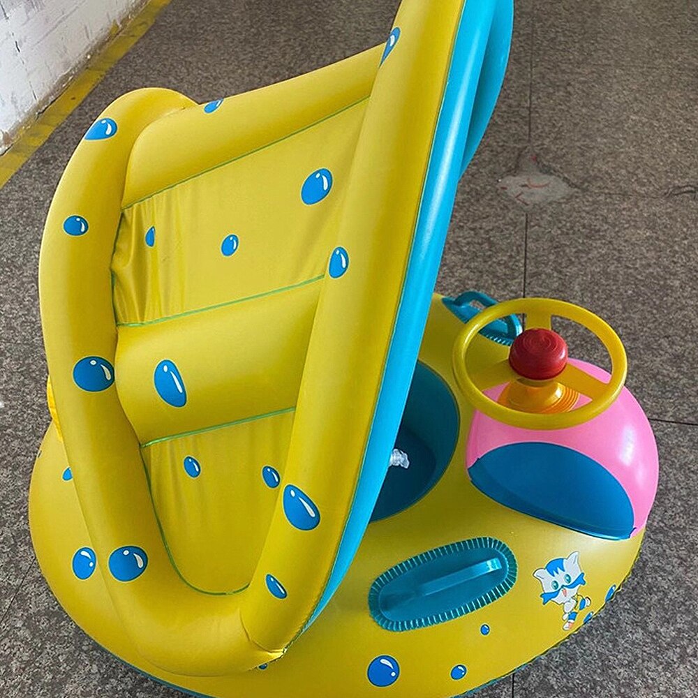 Baby Opblaasbaar Speelgoed Zwemmen Ring Voor Kinderen Kinderen Float Zwembad Speelgoed Strand Opblaasbare Outdoor Games Zonnescherm Zwemmen Boot Speelgoed