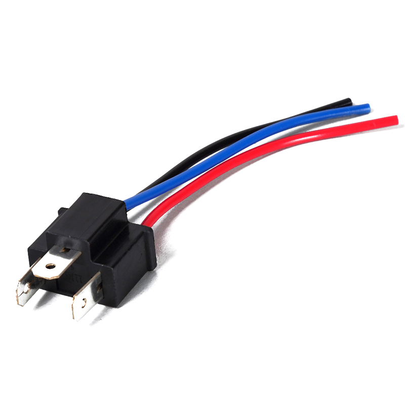 Conector adaptador macho de enchufe de bombilla H4 9003, lámpara antiniebla para faro de coche, adaptador macho, arnés de cableado, conector de faro