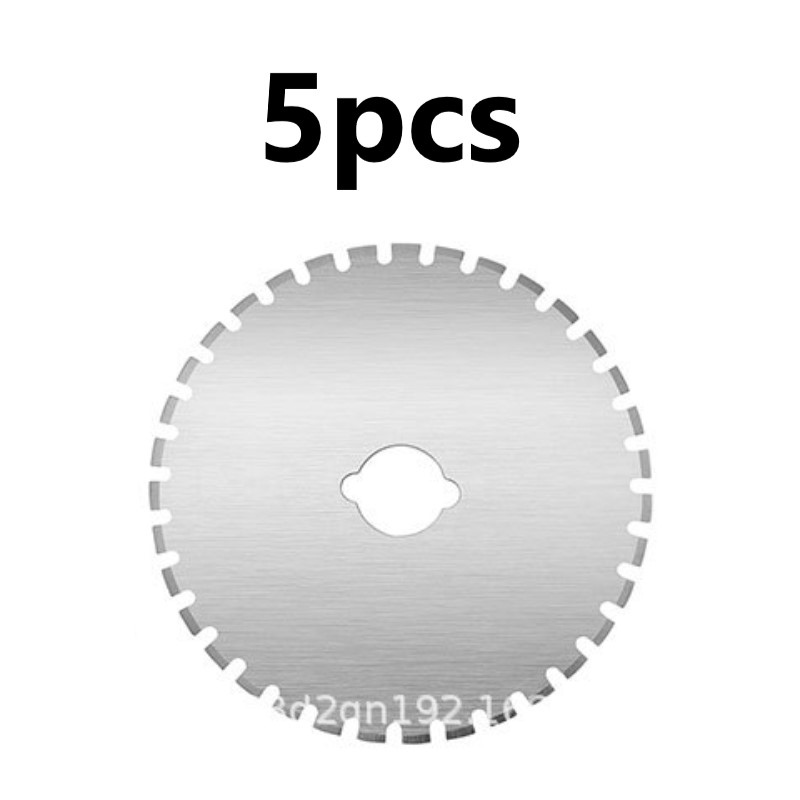 LeatherCraft 45mm Rotary Cutter Leather Cutting Tool Fabric Cutter Circular Blade DIY Patchwork Sewing Quilting Fit Olfa Cut: 5pcs B5