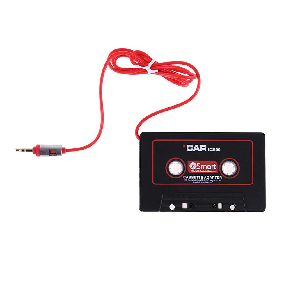 Auto Cassette Stereo Adapter Tape Converter Voor iPod Voor iPhone MP3/4 AUX Kabel Cd-speler Magnetische auto Tape Speler