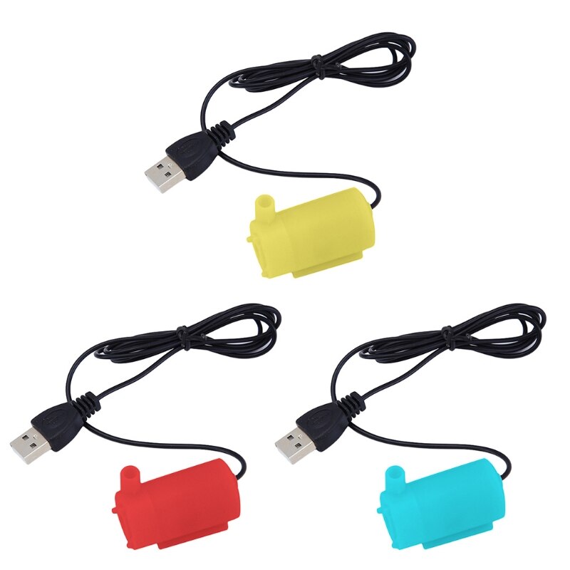 Micro Dompelpomp Fish Tanks Aquarium Usb Aangedreven Dc 5V 2-3L/Min Mini Motor Water-Pomp