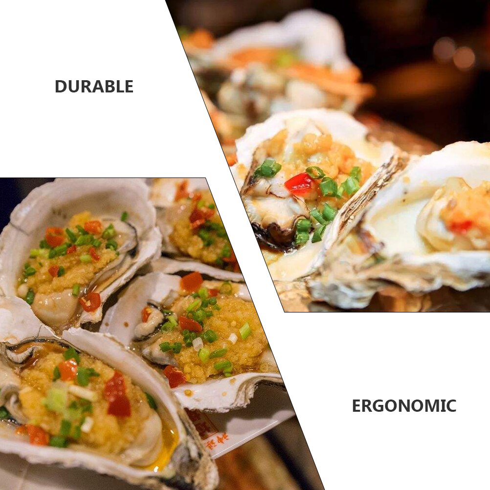 2Pcs Oyster Shucking Cutter Shellfish Opener Multifunction Seafood Tool