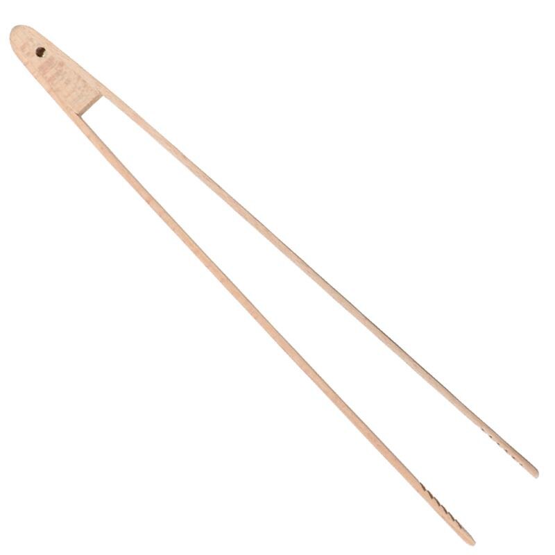 Pinzas de madera para comida, utensilios de cocina para Buffet, pinza para pan anticalor, pinza para pastelería, utensilios de cocina para barbacoa: M