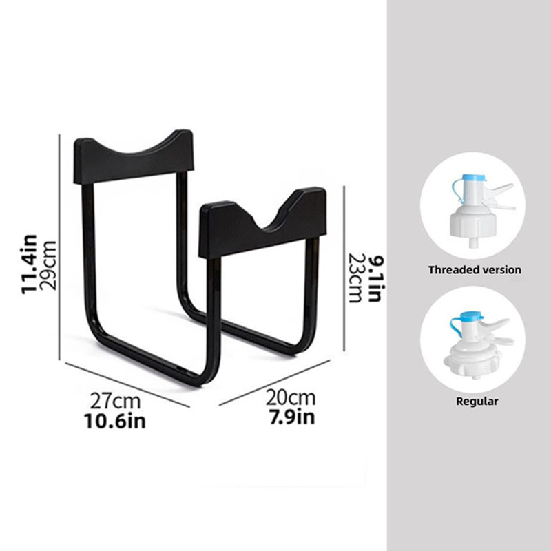 Convenient Inverted Water Dispenser, Universal Inverted Stand for Bottled Water with Water Spout, Simple Water Dispenser: Orange