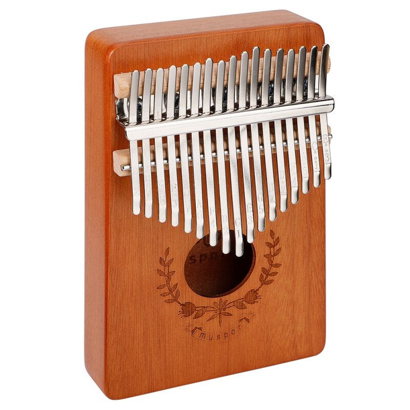 17 nyckel tumme piano mahogny musikinstrument mbira hammar klistermärke kit barn nybörjare bärbart finger piano