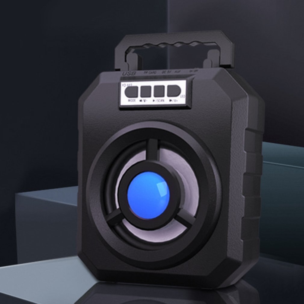 Portable Wireless Bluetooth Speaker Big Sound Stereo FM Radio LED Light Waterproof Portable Outdoor Speaker