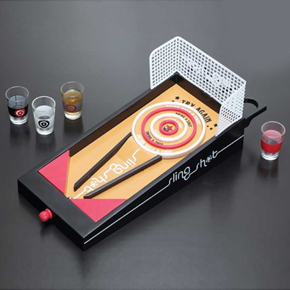 Desktop sport Game 1 Set Pinball Shooting Ball Drinking Game Party Toys