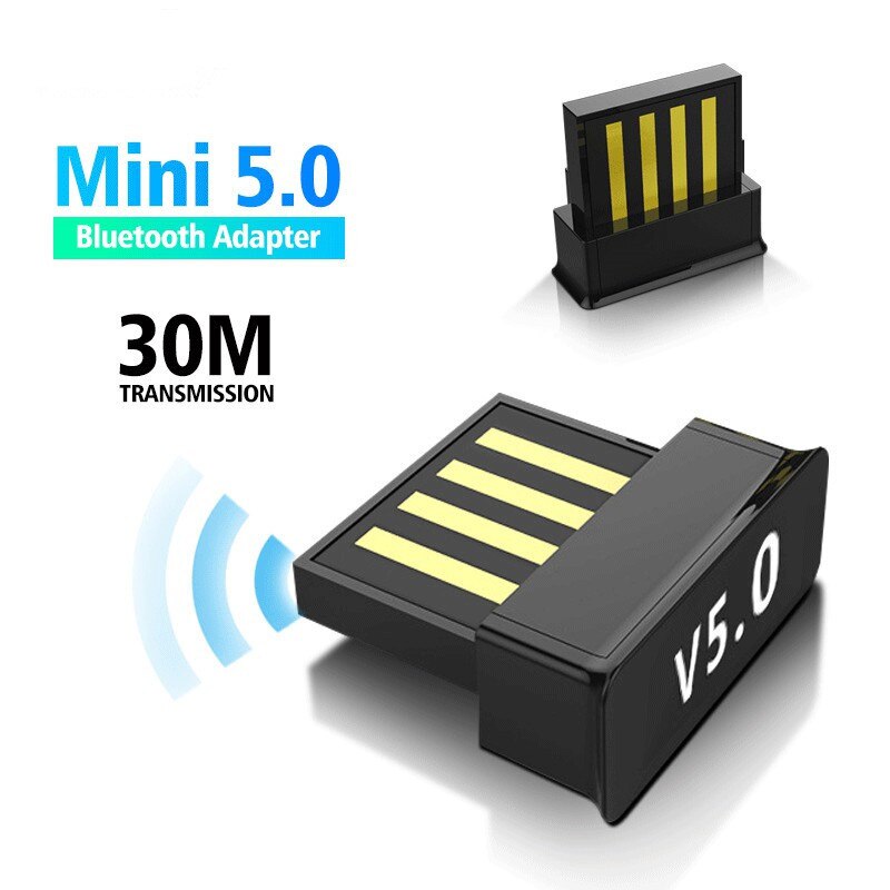USB Bluetooth Adapters BT 5.0 wireless Adapter Audio Receiver Transmitter Dongles Laptop pc Earphone Mini Sender: Default Title
