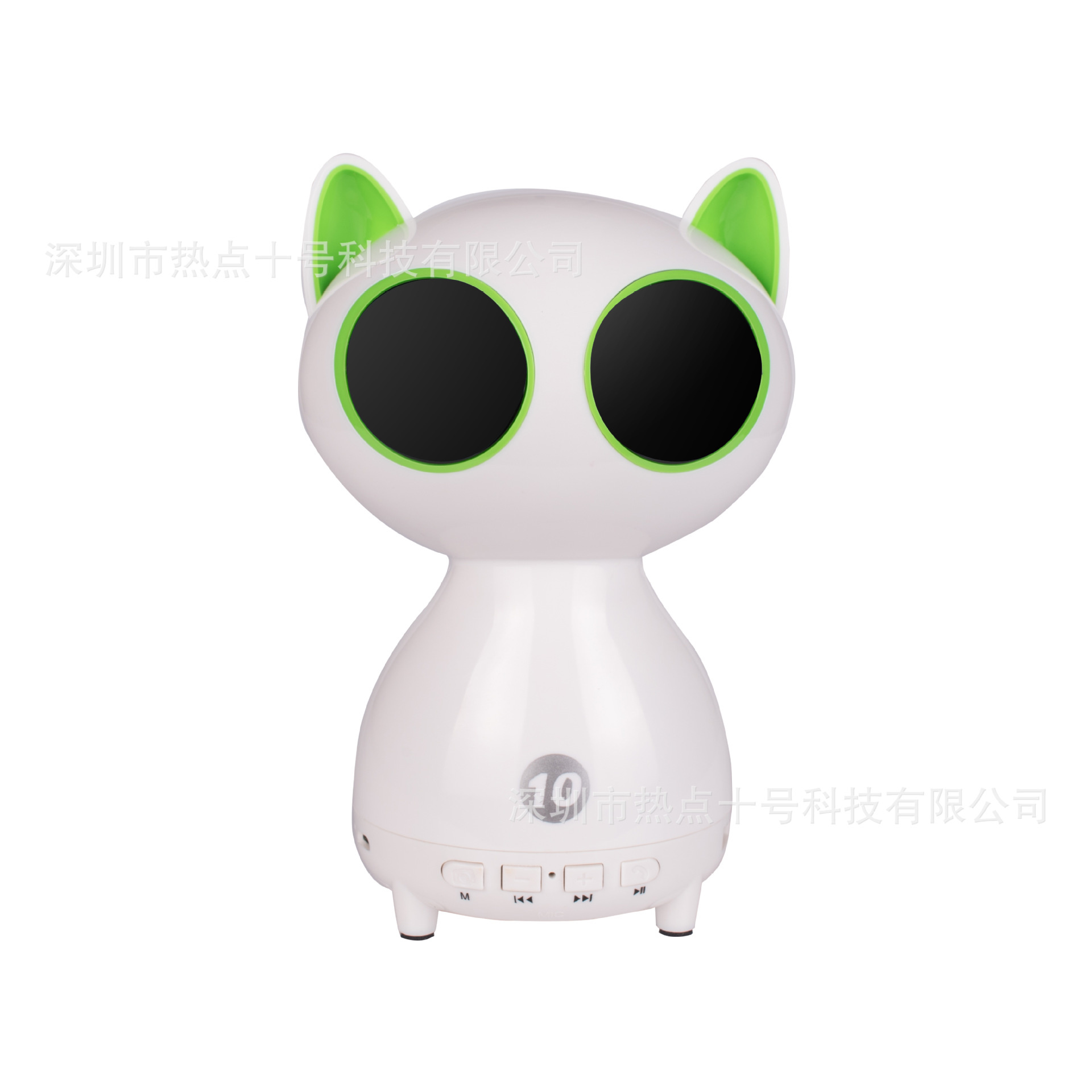 Braziliaanse Kat Pop Cartoon Draagbare Audio Card Usb Flash Disk Computer Draadloze Bluetooth Speaker