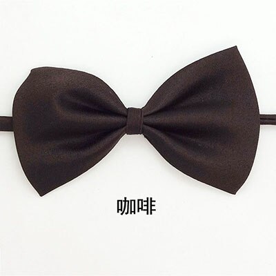 16 cores pet laço para cães e gatos ajustável gravata do cão laço colar filhote de cachorro grooming acessórios para festa de casamento do animal de estimação: coffee