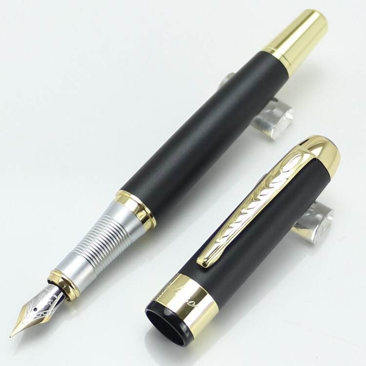 JINHAO 250 Medium nib Metal Fountain Pen Without Pencil Box luxury school Office Stationery Writing Cute pens: 9