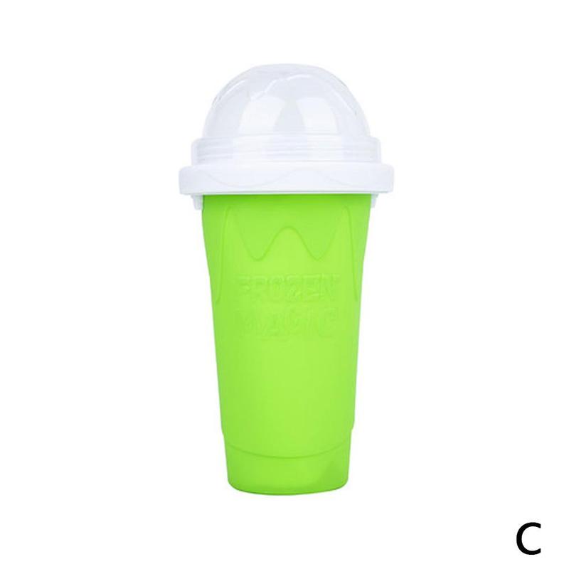 Quick-Frozen Squeeze Cup Slushy Maker Ice Cream Maker Slushy Cup With Bottle Cooling Maker Smoothie Supplies Squeeze Straw A3Y0: C