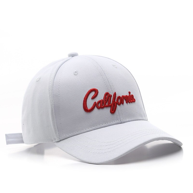 Bestickt Einstellbare Grün Baseball kappe Frühjahr männer Sport Hütte Atmungsaktiv Baumwolle Trucker Hütte für Frauen reise sonne hüte: Weiß