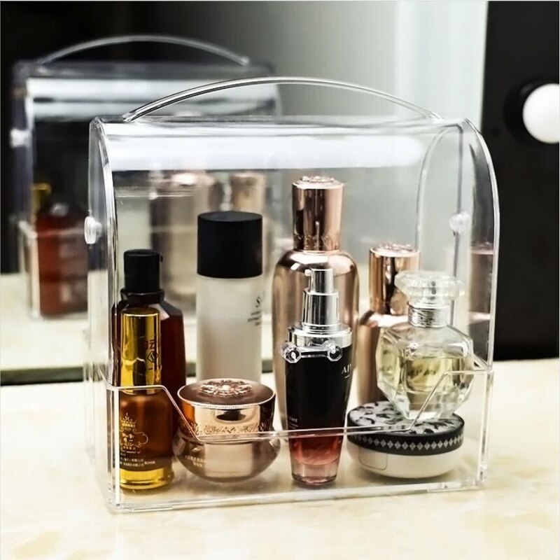 Acryl make-up organizers opbergdoos cosmetische sieraden display box case desktop make-up container dozen organizer