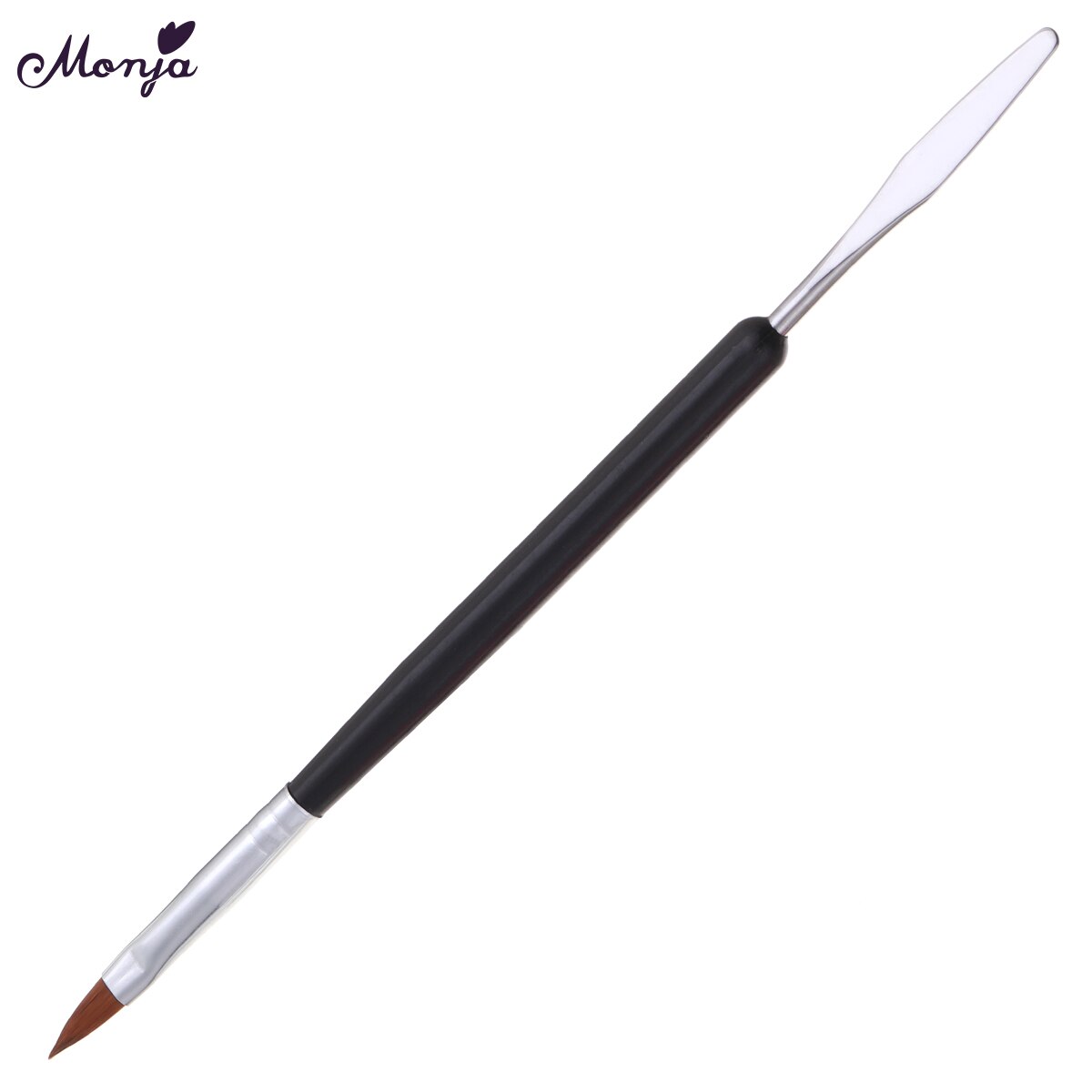 Monja 8 Stijlen Nail Art Franse Strepen Lijnen Lijn Borstel Extension Builder Acryl Uv Gel Tekening Carving Pen Manicure Tool: SKU003746-2