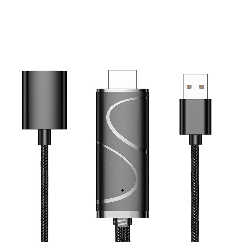 Mirascreen1080P Usb Naar Hdmi-Compatibele Kabel Micro Usb/Type-C Interface Wifi Display Dongle Ondersteuning 4K compatibel