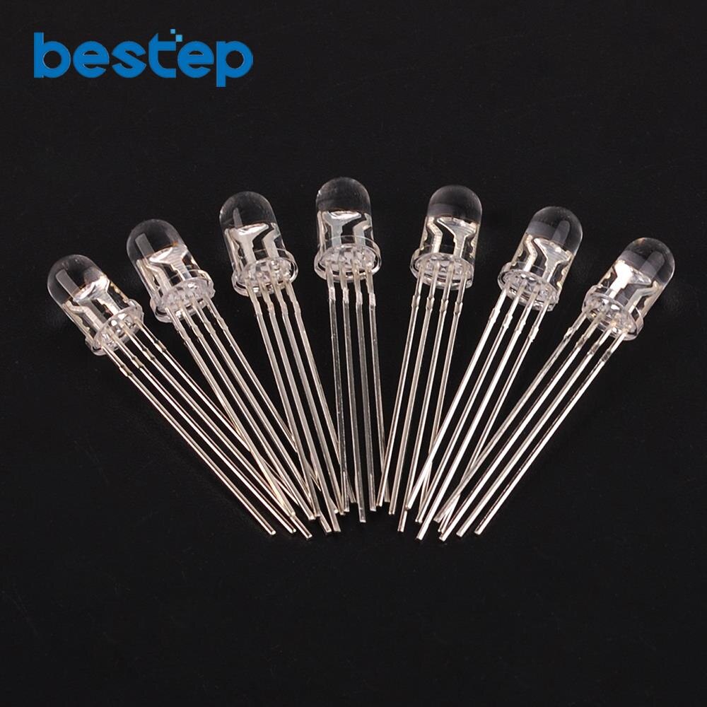 20PCS 5mm RGB Ultra Bright led 3.1-3.3V 18000-20000MCD Common Cathode
