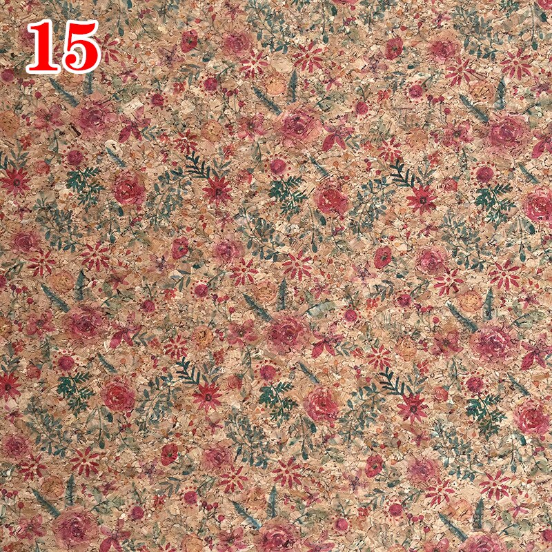 100x135cm 0.4mm Natural Cork Leather Fabric Wood Grain Fabric Soft Material Upholstery Background Shoes Handbag Decor Crafts: 15