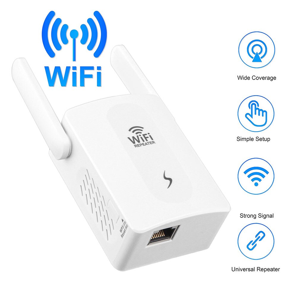 Draadloze Wifi Repeater Extender 300Mbps Wifi Versterker Lange Range Wifi Signaal Booster Ultraboost Wifi Repiter