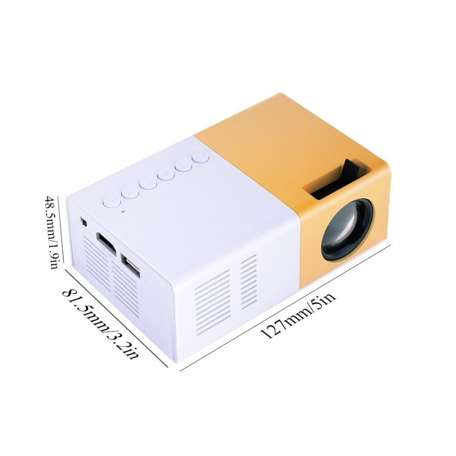 Kino Domowe Mini Stijlvolle Home Theater Draagbare Led Projector Hd Ondersteuning 1080P Vga Multimedia Speler Pocket Projectoren